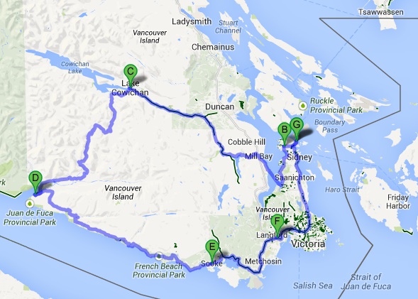 Port Renfrew Map