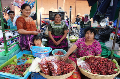Colourful market in Guatemala