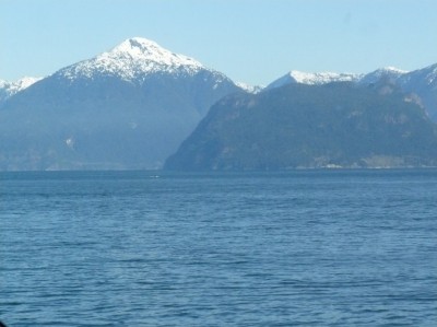 The Sunshine Coast from the Ferry