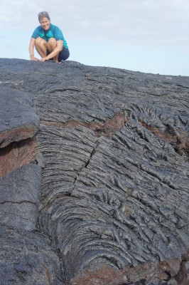 Lava at the "end of the road"