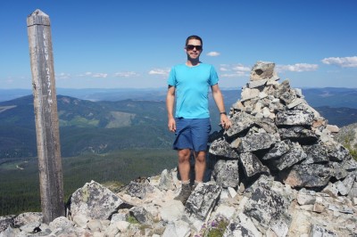 On the summit of the First Brother