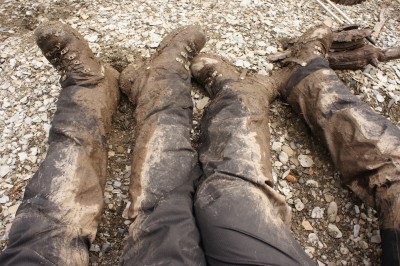 It was somewhat muddy...