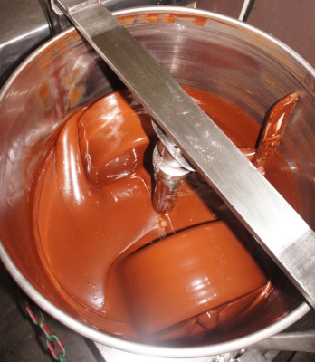 Conching, a critical step to get high quality chocolate