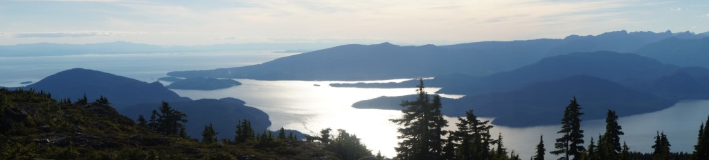 Views of Howe Sound, from the summit of Mt. Strachan
