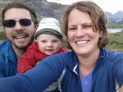 Family selfie at Pulsatia Pass