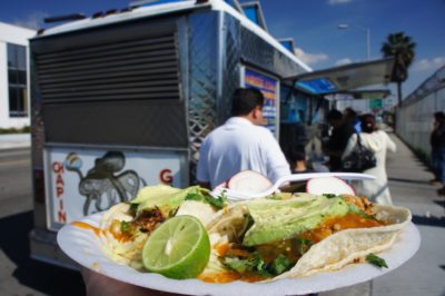 Mexican food truck, LA
